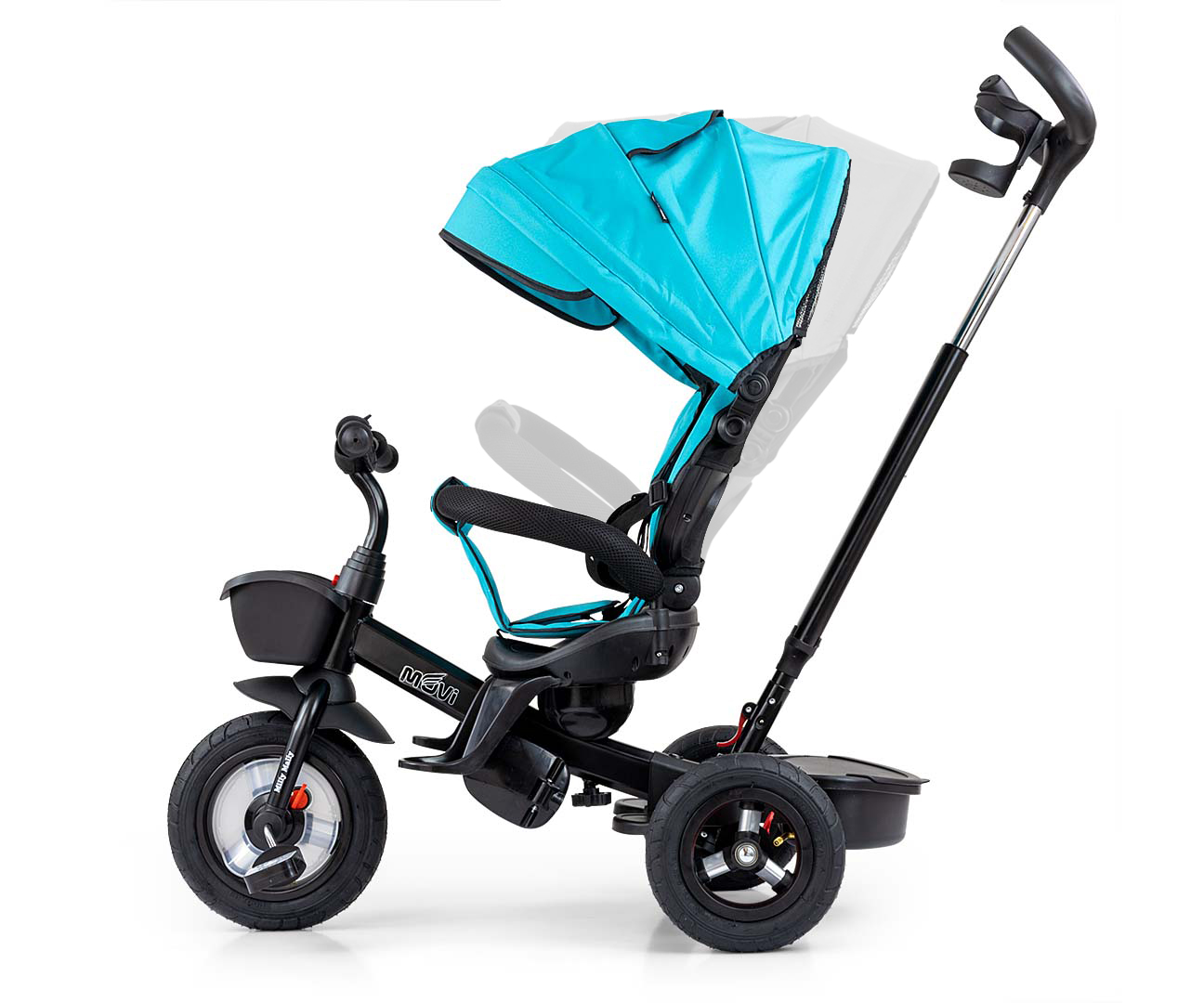 MILLY MALLY Movi black-mint 5in1 triratis – kūdikių prekė