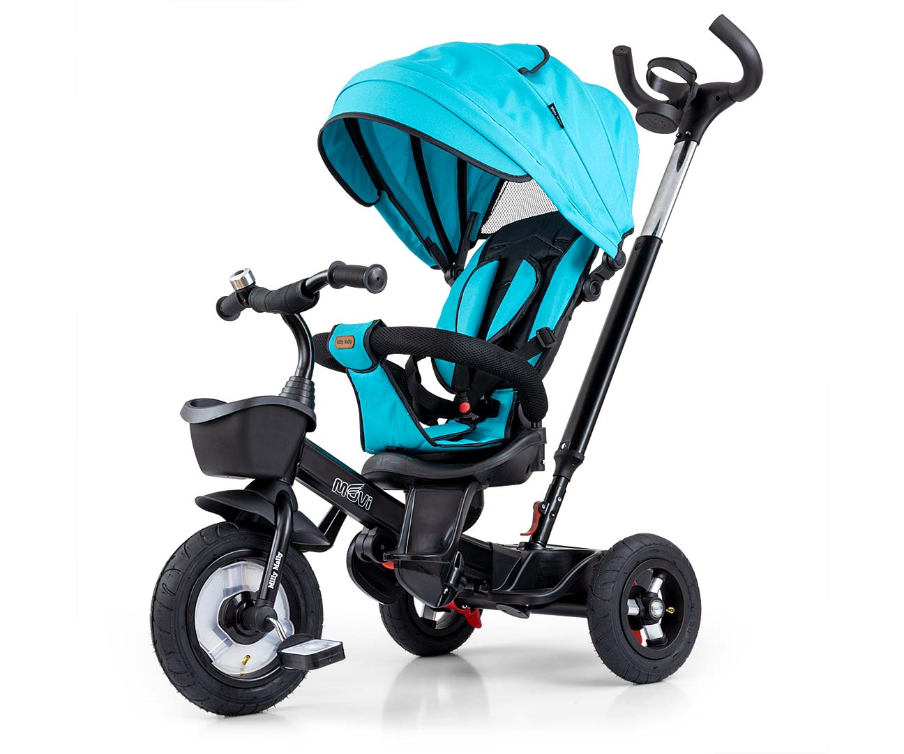 MILLY MALLY Movi black-mint 5in1 triratis – kūdikių prekė