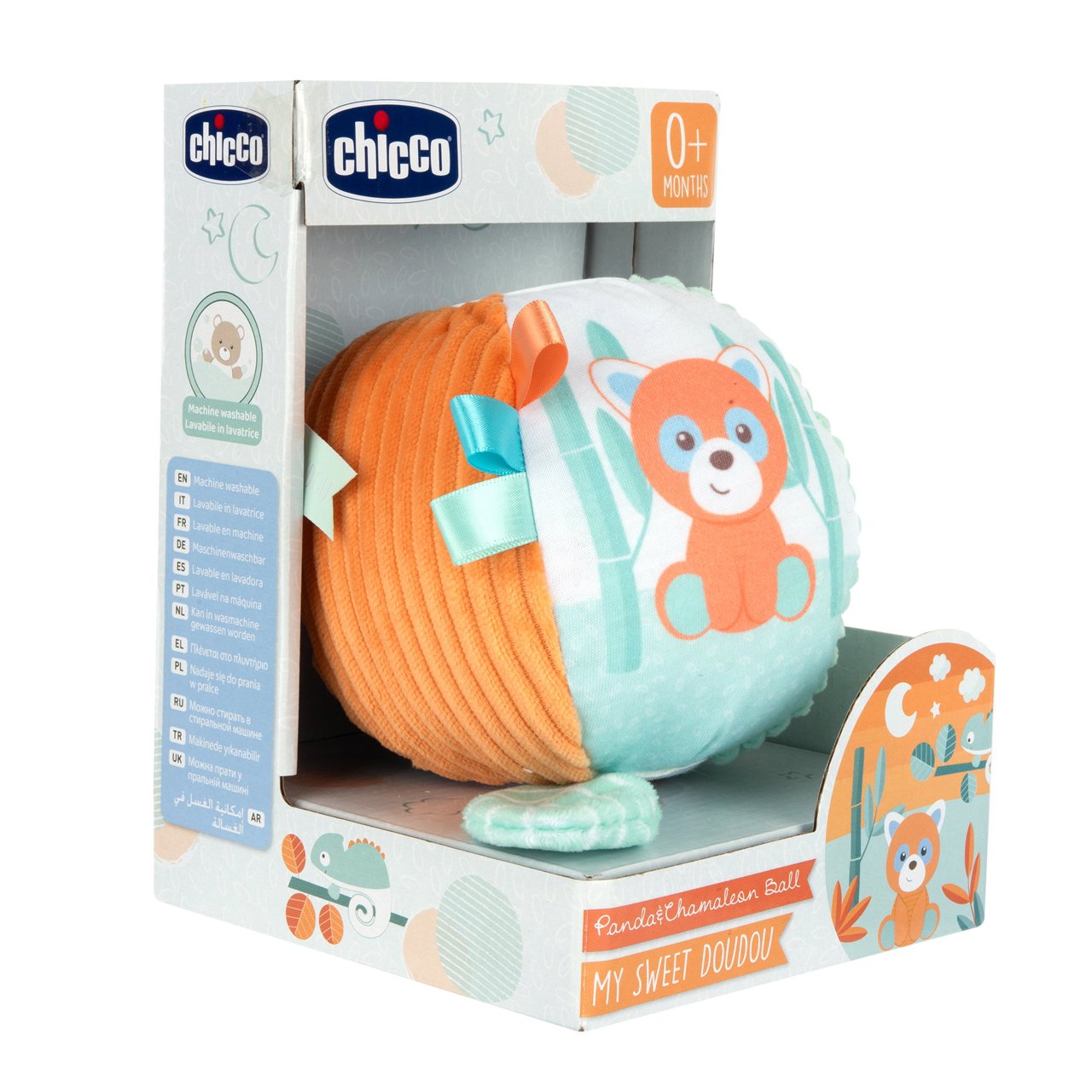 CHICCO Chameleono ir pandos kamuoliukas - Image 3