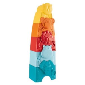 CHICCO ECO+ gyvūnų galvosūkis ir bokštas 2 viename