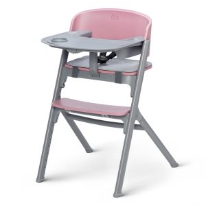 KINDERKRAFT LIVY maitinimo kėdutė + CALMEE ASTER PINK rokeris