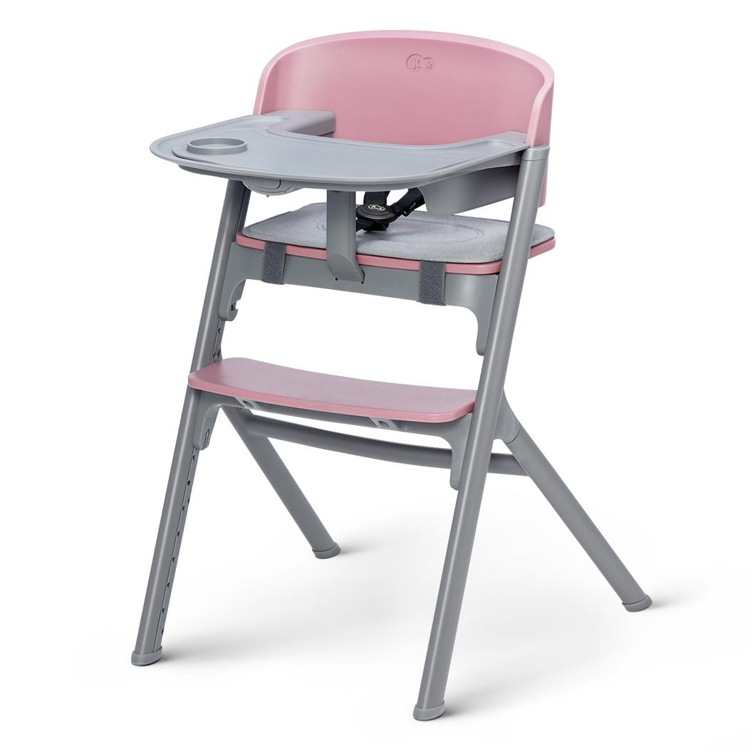 KINDERKRAFT LIVY maitinimo kėdutė + CALMEE ASTER PINK rokeris