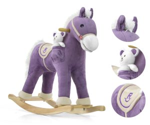 MILLY MALLY Ponis violetinis arklys – kūdikių prekė
