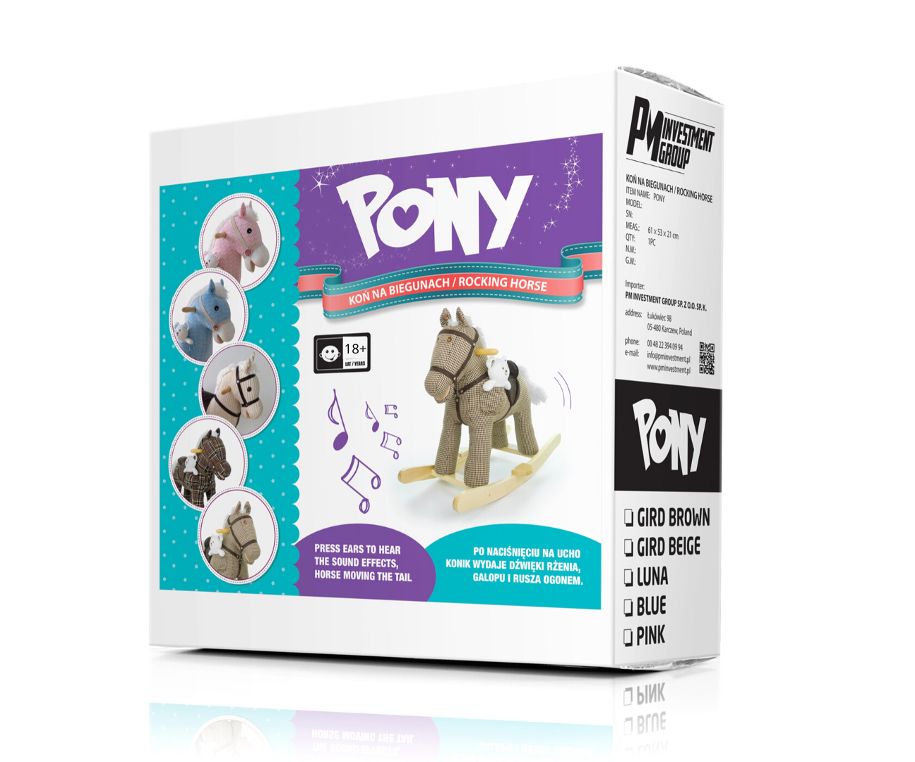 MILLY MALLY Pony Luna – kūdikių prekė