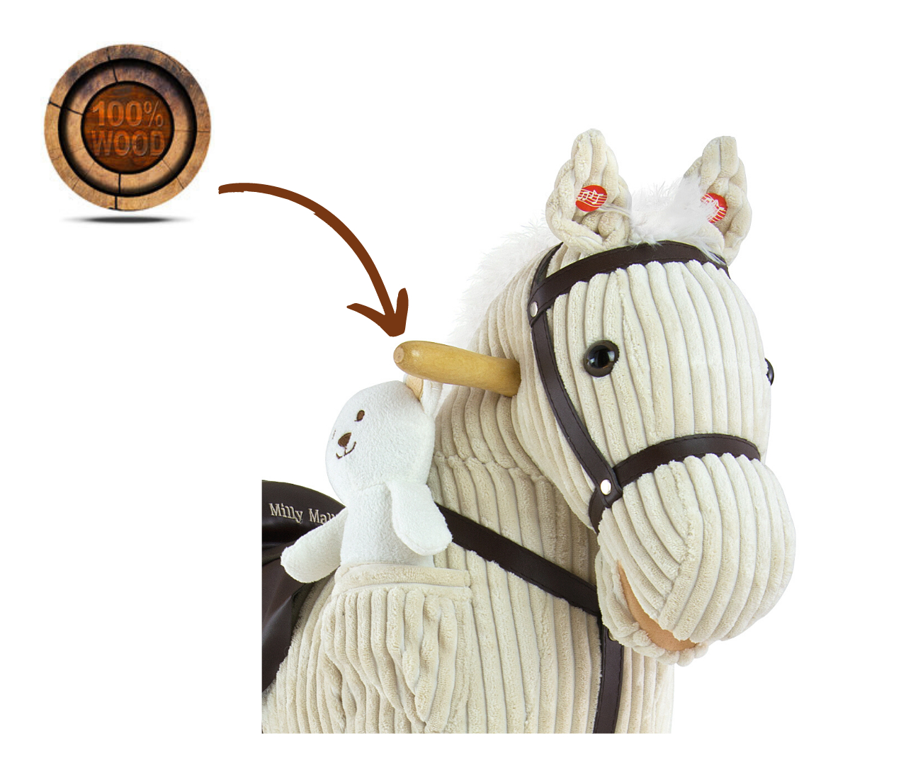 MILLY MALLY Pony Luna – kūdikių prekė