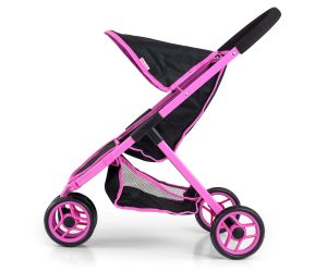 MILLY MALLY Susie Prestige Black lėlės vežimėlis