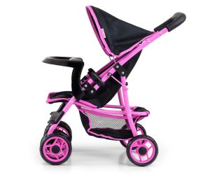 MILLY MALLY Kate Prestige Juodas lėlės vežimėlis