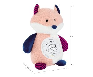 MILLY MALLY Milly Fox pliušinis žaislas su projektoriumi