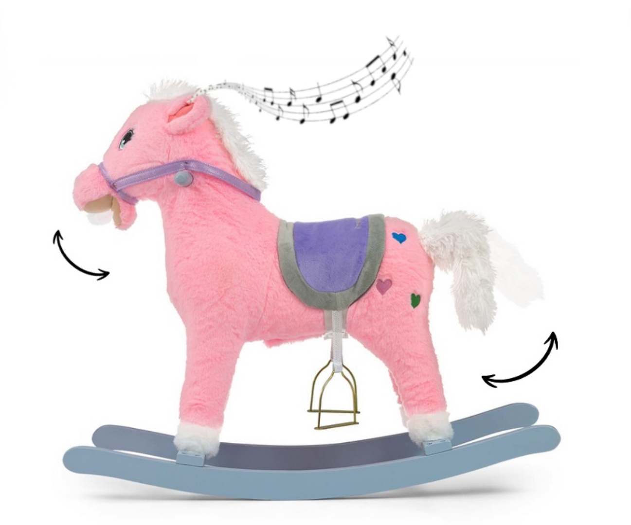 MILLY MALLY Horse Patches rožinės spalvos – kūdikių prekė