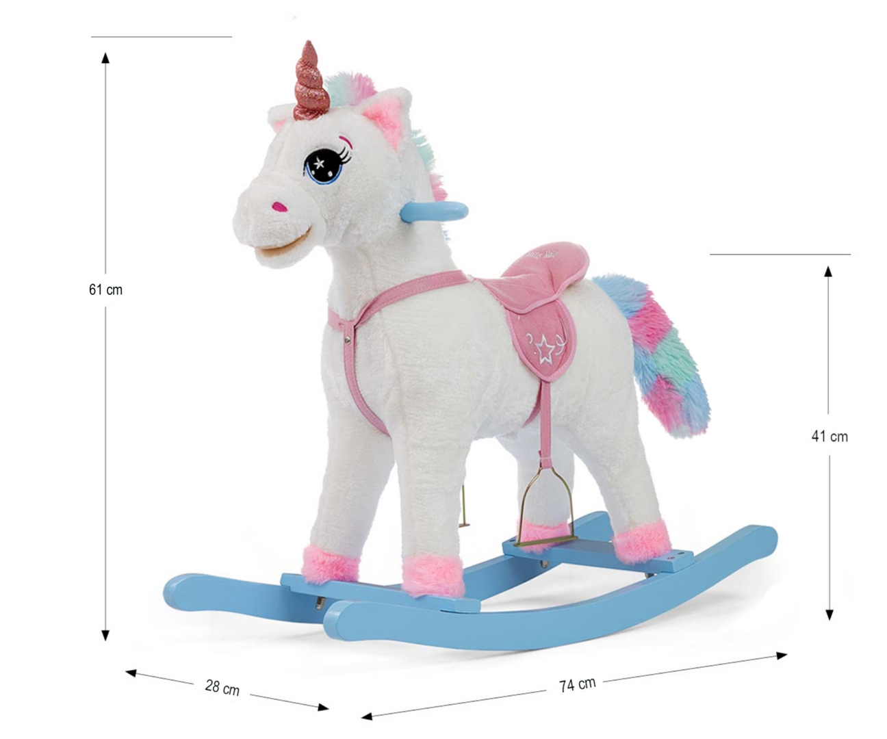 MILLY MALLY Horse Patches vienaragis – kūdikių prekė