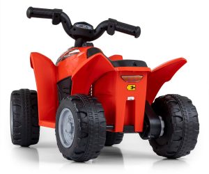 MILLY MALLY Baterija varoma transporto priemonė Quad HONDA ATV Raudona