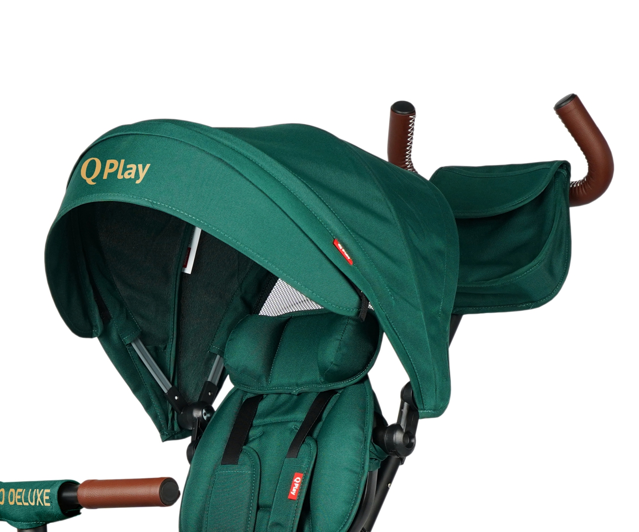 MILLY MALLY Qplay triratukas Rito Deluxe guminis žalias – kūdikių prekė