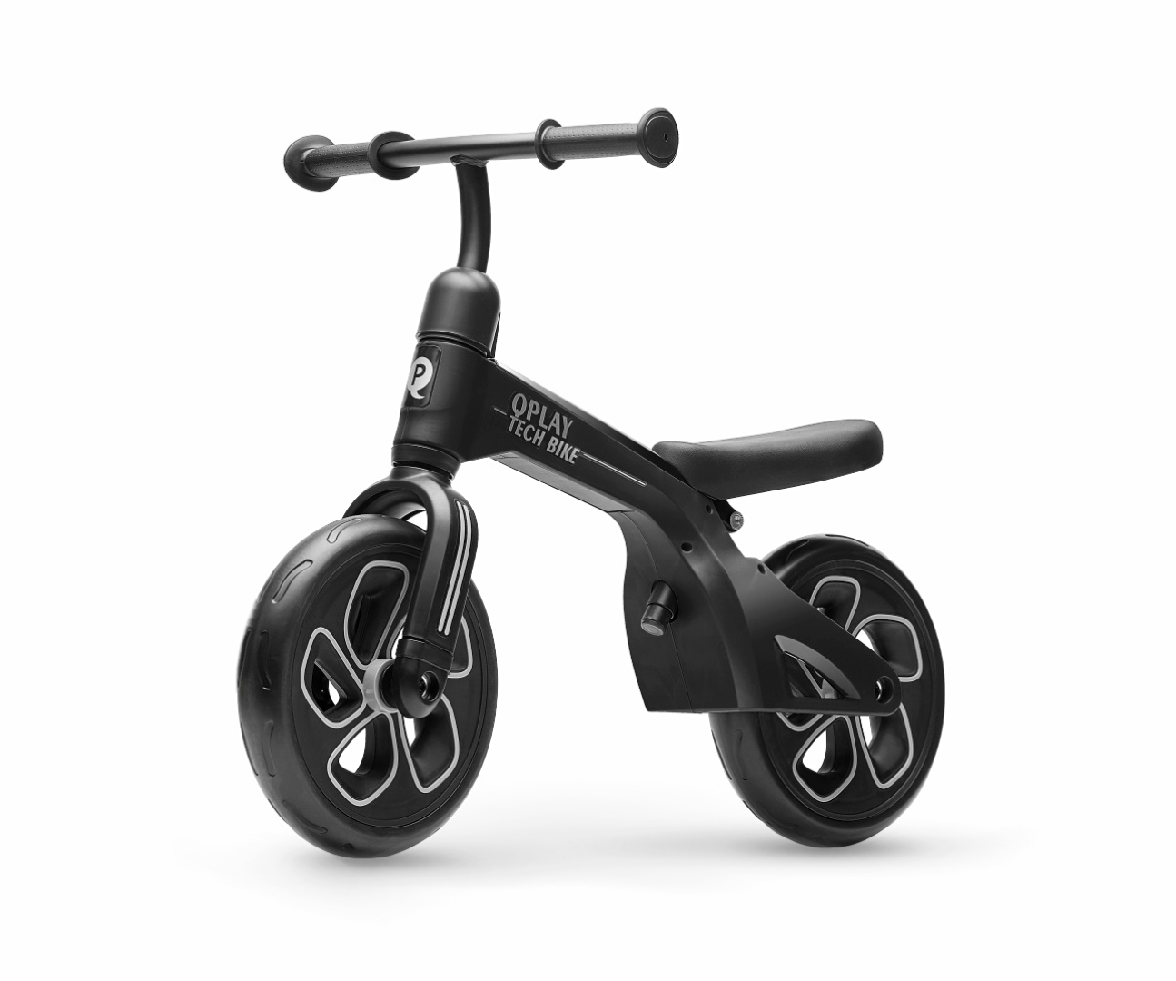 MILLY MALLY Qplay Balance dviratis Tech juoda