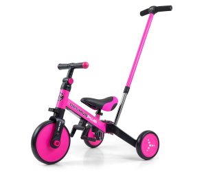 MILLY MALLY 4in1 dviratis OPTIMUS Plus rožinis