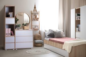 KLUPŚ DALIA 3 durų spinta, buko uosio