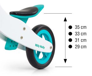 MILLY MALLY 2in1 transporto priemonė COOL CLASSIC MINT