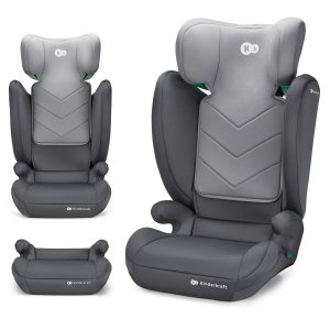 KINDERKRAFT I-SPARK i dydžio autokėdutė 100-150cm pilka