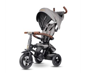 MILLY MALLY Qplay triratis Rito Deluxe guminis pilkas