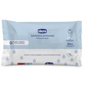 CHICCO Priežiūros servetėlės ​​72 vnt 0m+