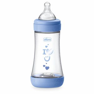CHICCO Butelis P5 plastikinis silikonas 240 ml MEDIUM BOY