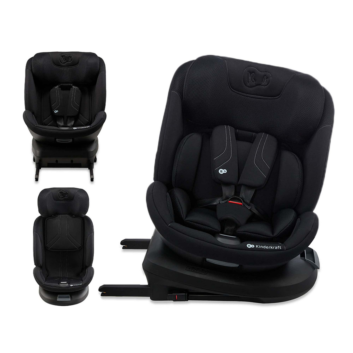 KINDERKRAFT XPEDITION 3 i-Size juoda autokėdutė – kūdikių prekė