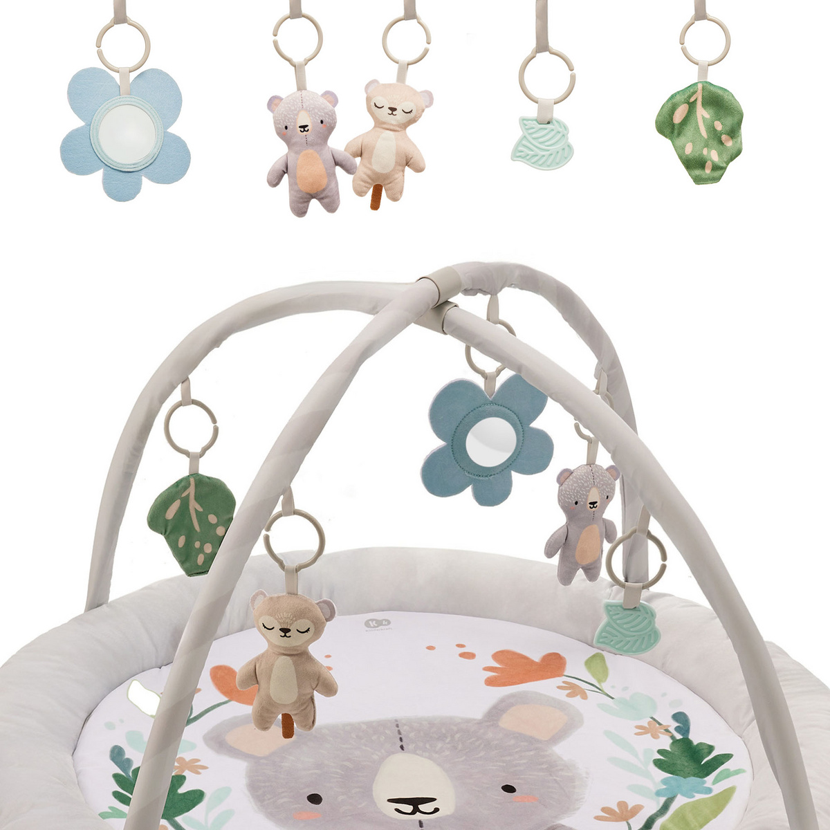 KINDERKRAFT COZYPLAY lavinantis kilimėlis – kūdikių prekė