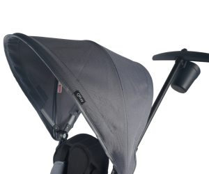 MILLY MALLY Qplay Elite Platinum Grey triratis – kūdikių prekė