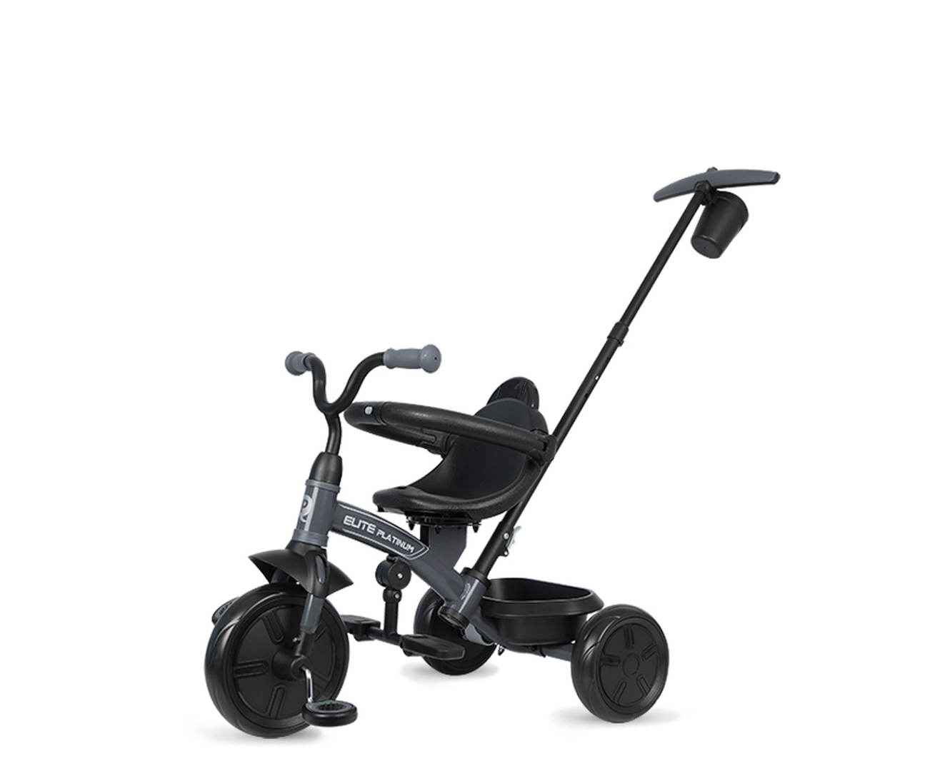MILLY MALLY Qplay Elite Platinum Grey triratis – kūdikių prekė