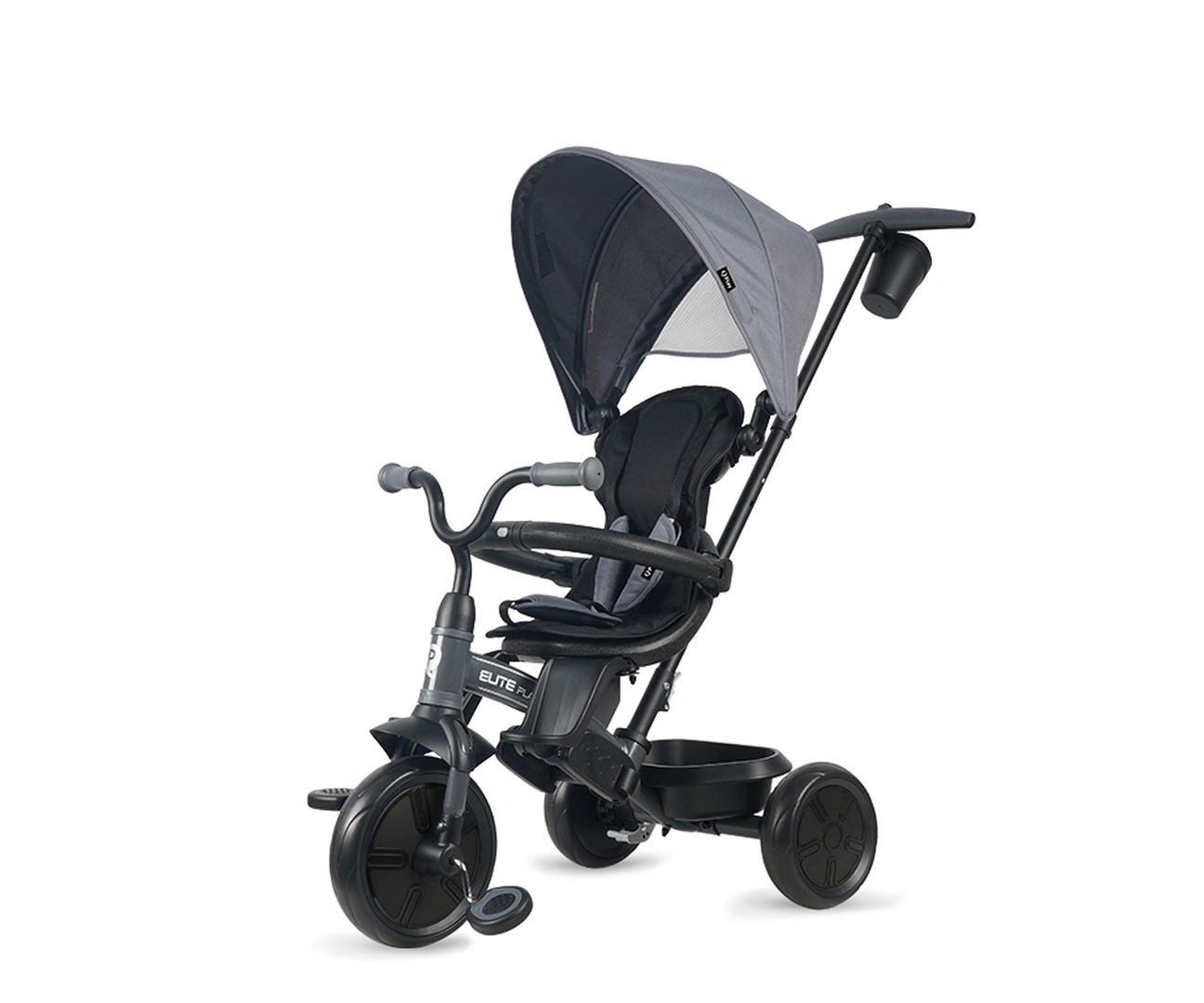 MILLY MALLY Qplay Elite Platinum Grey triratis – kūdikių prekė