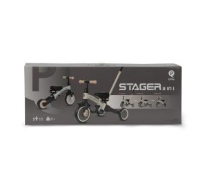 MILLY MALLY Stager 3in1 rožinis triratis