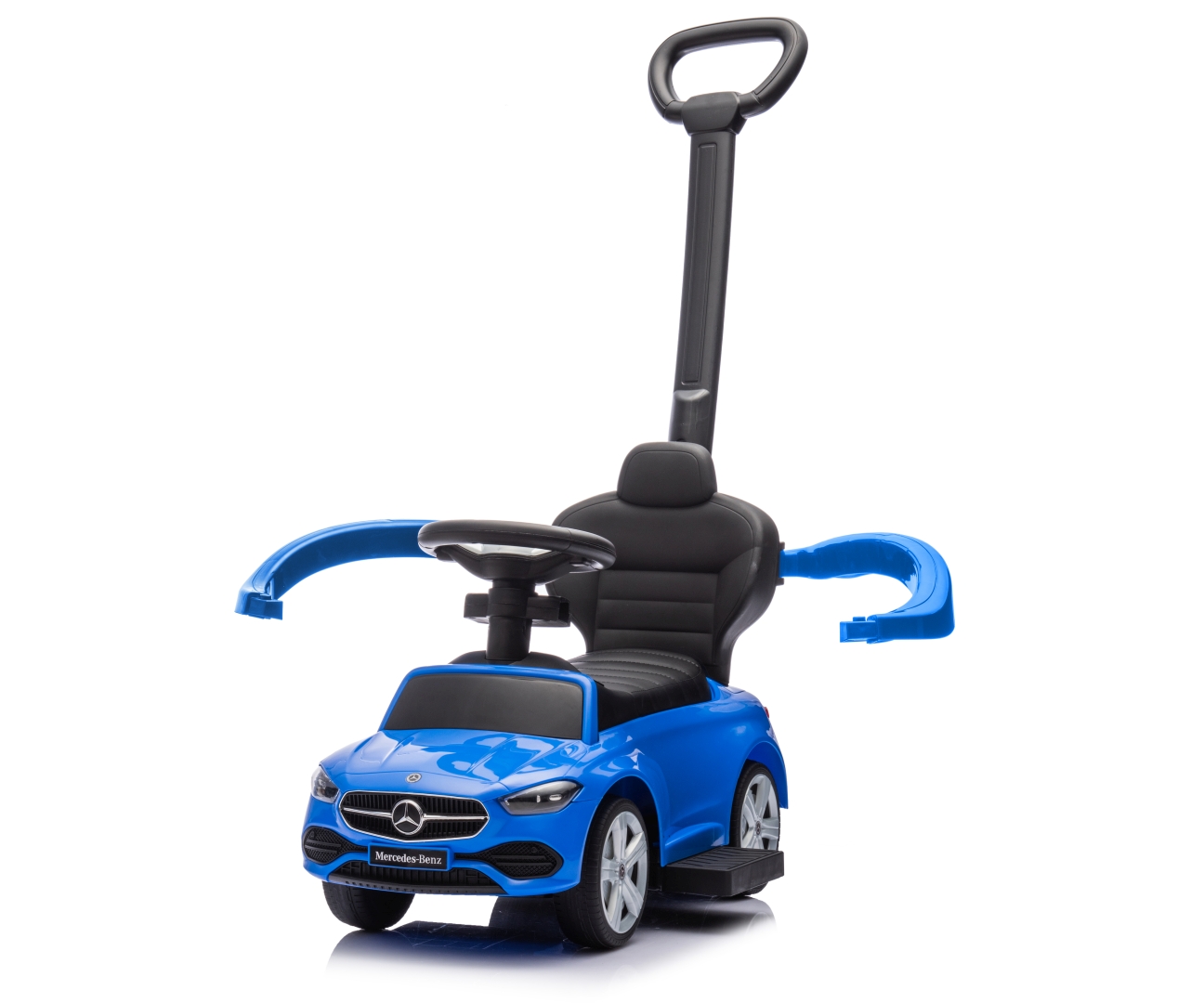 MILLY MALLY Transporto priemonė su Mercedes C-Class Blue rankena – kūdikių prekė