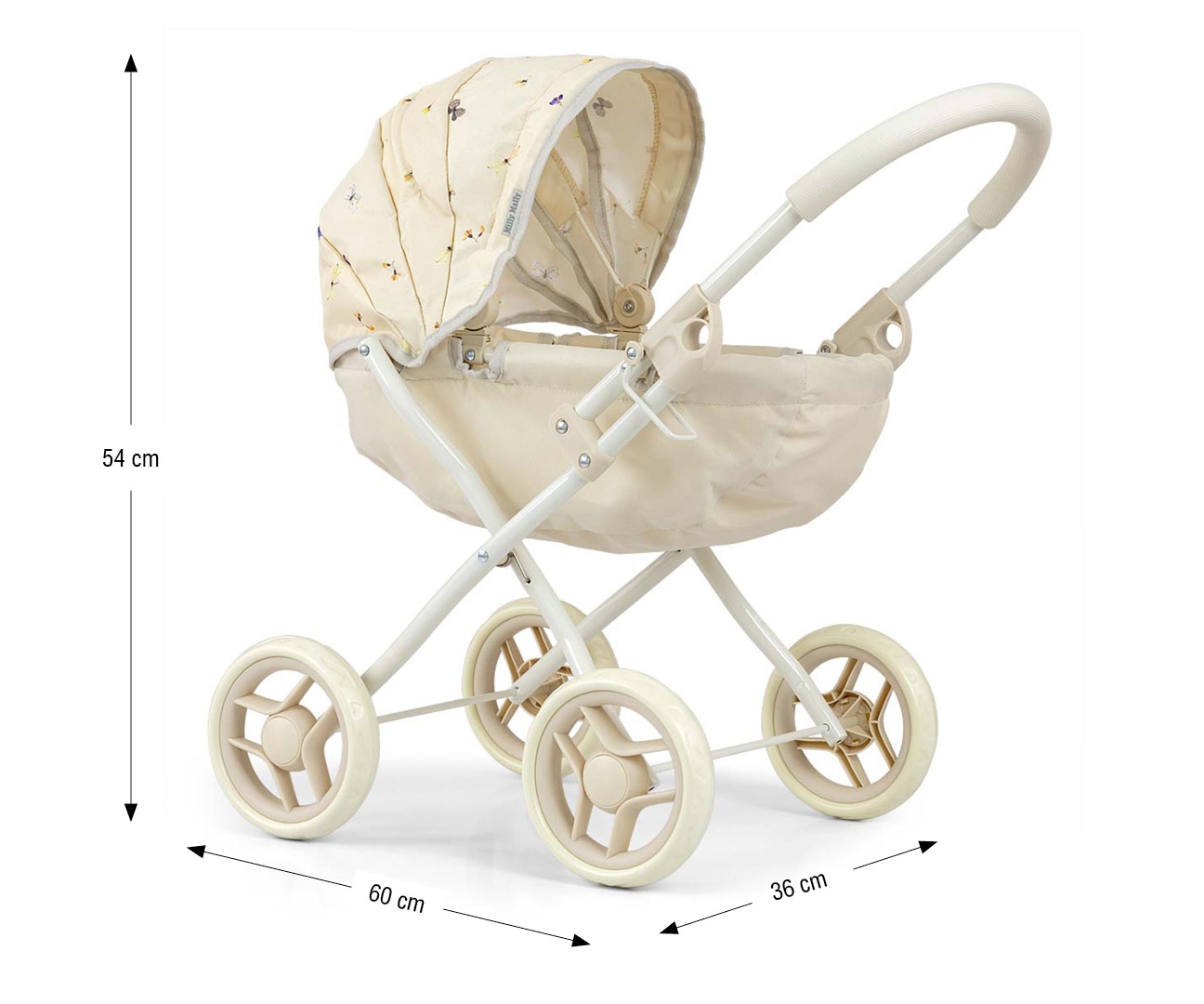 MILLY MALLY Dori Nature lėlės vežimėlis – kūdikių prekė