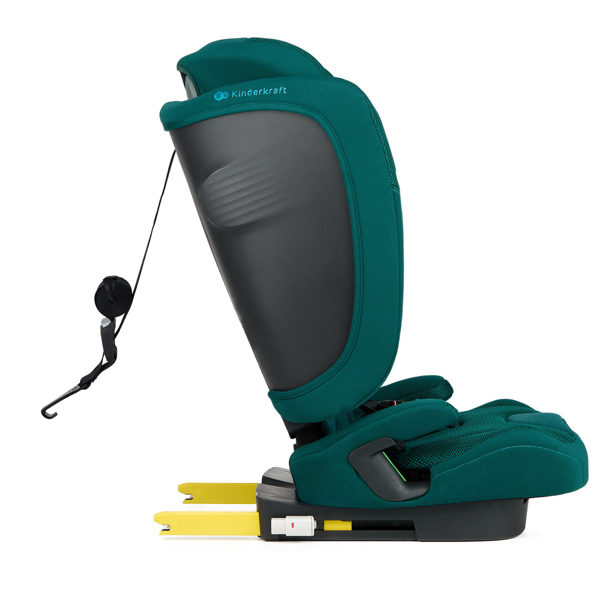 KINDERKRAFT FIX2GO i-Size autokėdutė 76-150cm žalia - Image 4