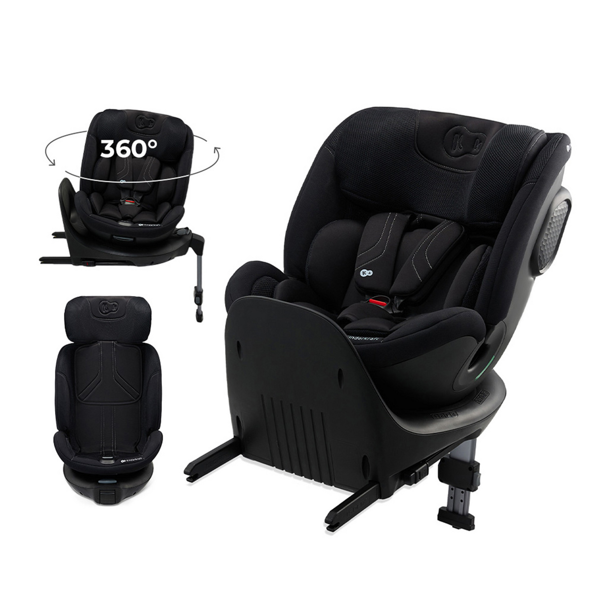 KINDERKRAFT XRIDER 2 i-Size autokėdutė juoda