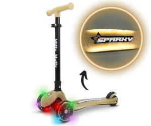 MILLY MALLY Scooter Sparky šampanas