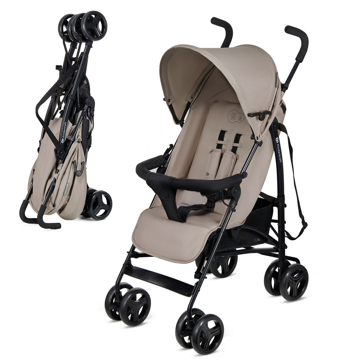 KINDERKRAFT Vežimėlis TIK STONE smėlio spalvos - Image 2