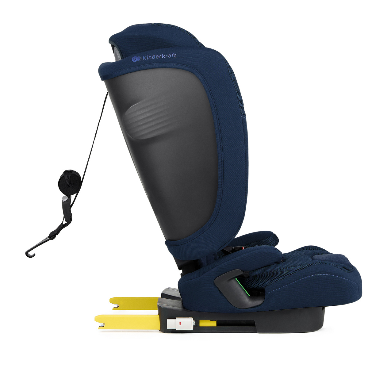 KINDERKRAFT FIX2GO i-Size autokėdutė 76-150cm navy - Image 3