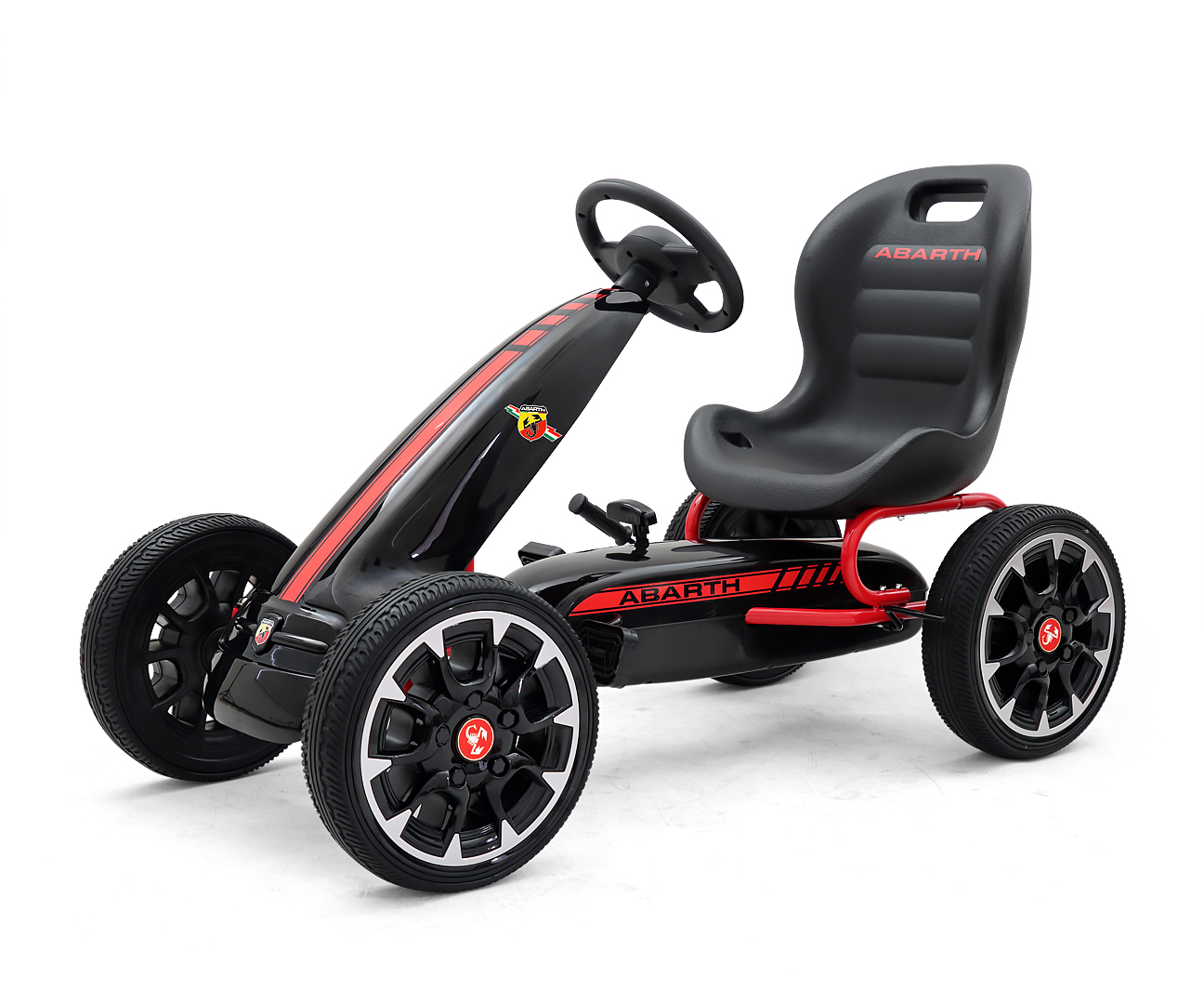 MILLY MALLY Abarth Black pedalinis gokartas – kūdikių prekė