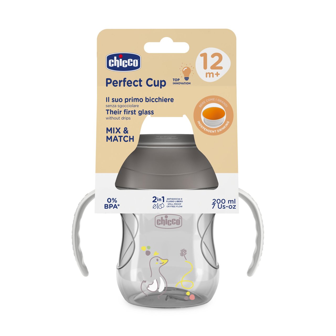 CHICCO 360' puodelis, skirtas mokytis gerti savarankiškai - Image 2