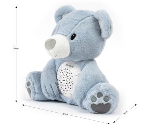 MILLY MALLY Milly Bear Blue pliušinis žaislas su projektoriumi