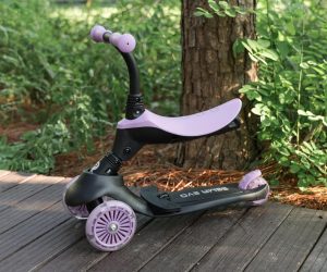 MILLY MALLY Qplay paspirtukas Sema Evo 3in1 violetinis