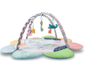 MILLY MALLY TinyMini JL639-2A Mokomasis kilimėlis 2 viename gėlių zoologijos sodas