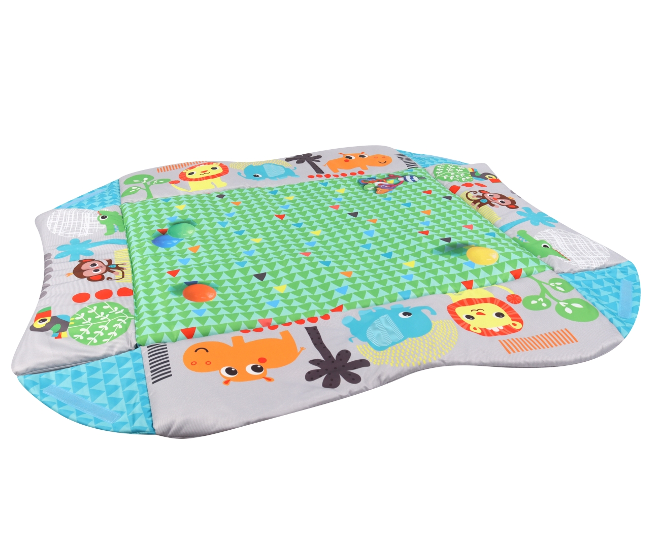 MILLY MALLY TinyMini JL628-1B Mokomasis kilimėlis 4in1 Jungle – kūdikių prekė