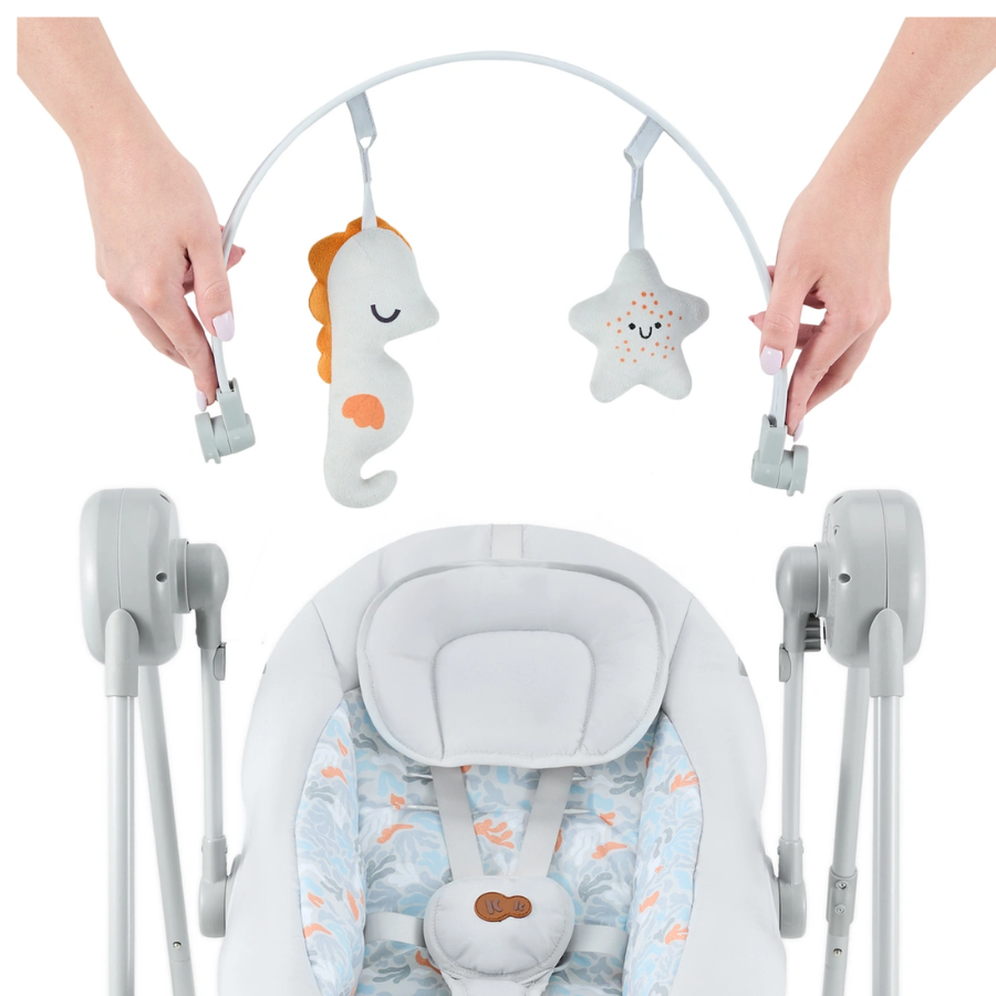 KINDERKRAFT Supama kėdutė SWINGEE pilka - Image 2