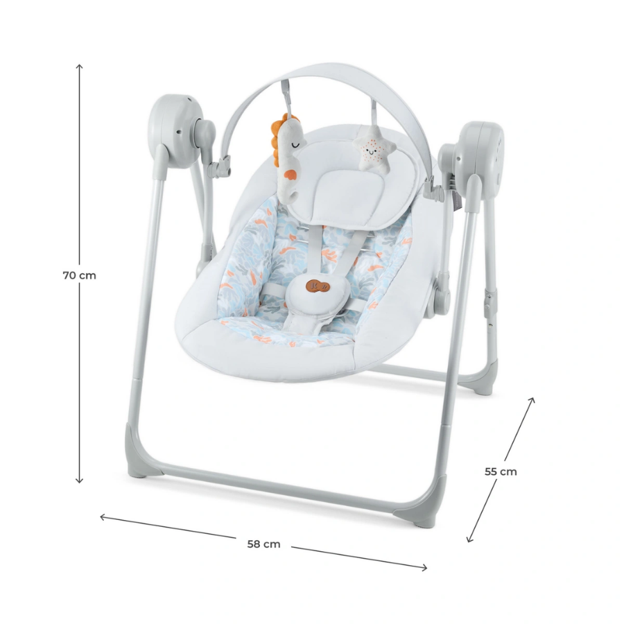 KINDERKRAFT Supama kėdutė SWINGEE pilka - Image 3