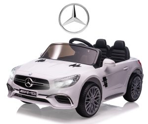 MILLY MALLY Mercedes-Benz SL65 AMG Balta akumuliatoriumi varoma transporto priemonė