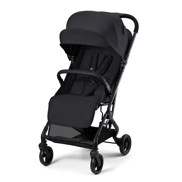 KINDERKRAFT INDY 3 Coal Black vežimėlis – kūdikių prekė