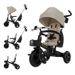 KINDERKRAFT AVEO 2 Plus Beige triratis – kūdikių prekė