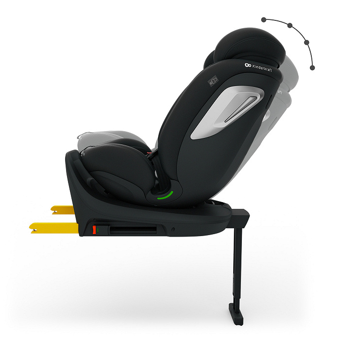 KINDERKRAFT I-360 2 PLUS i-Size autokėdutė juoda - Image 5