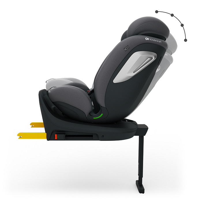 KINDERKRAFT I-360 2 PLUS i-Size autokėdutė pilka - Image 3